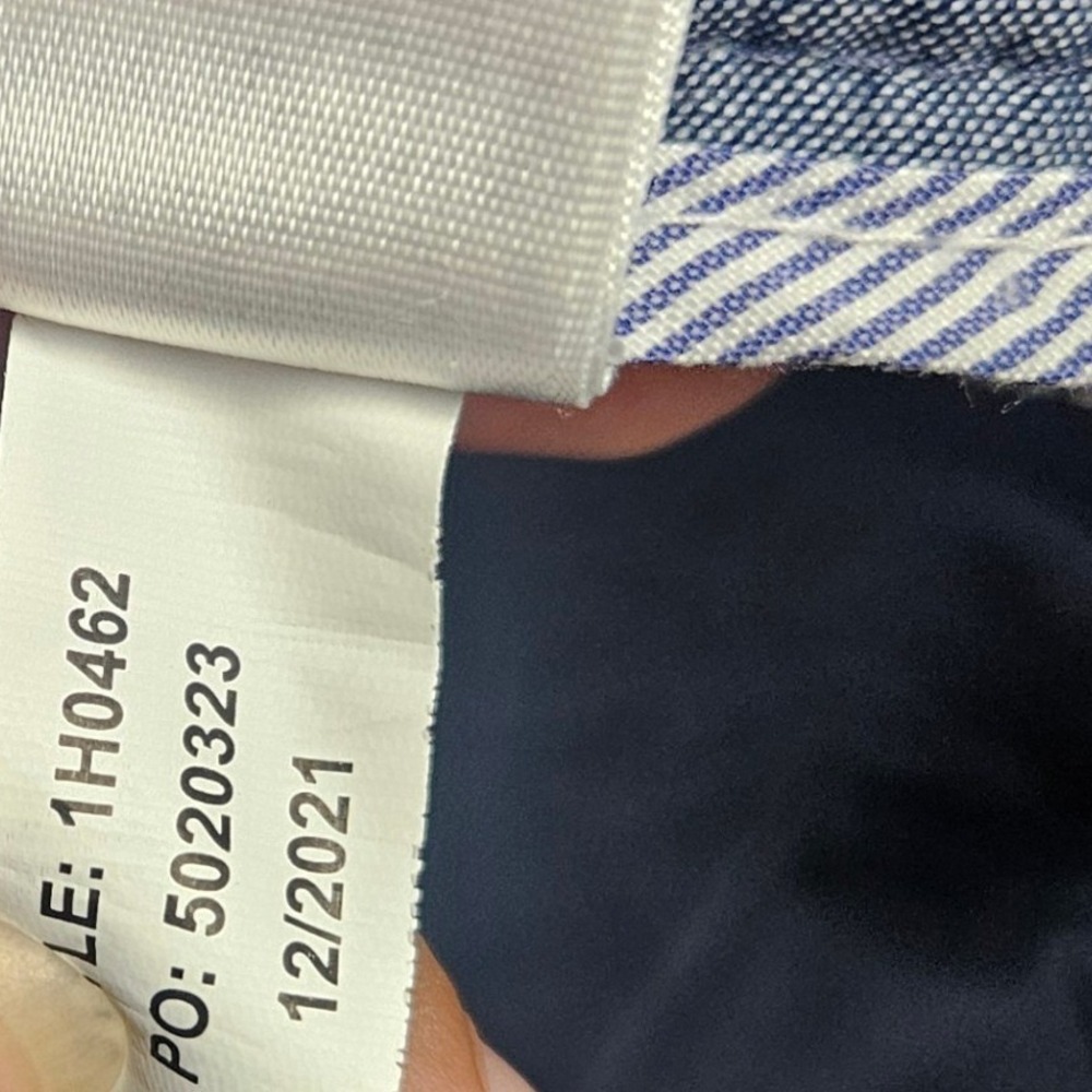 Vineyard Vines Breaker Short Mens 30 Navy Blue 1H0462 Cotton Twill Chino - Picture 11 of 11